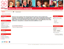 Tablet Screenshot of mennosimonsshop.nl
